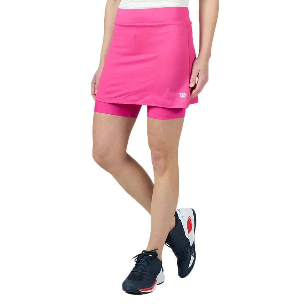 FALDA WILSON CON CALZA ROSADA TENIS PADEL - 1