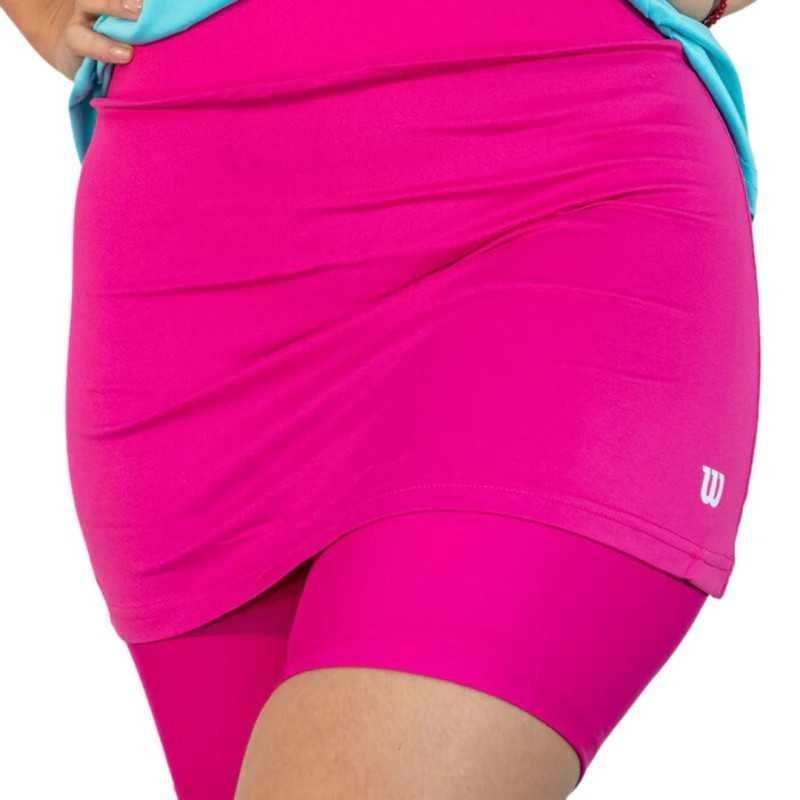 FALDA WILSON CON CALZA ROSADA TENIS PADEL - 3