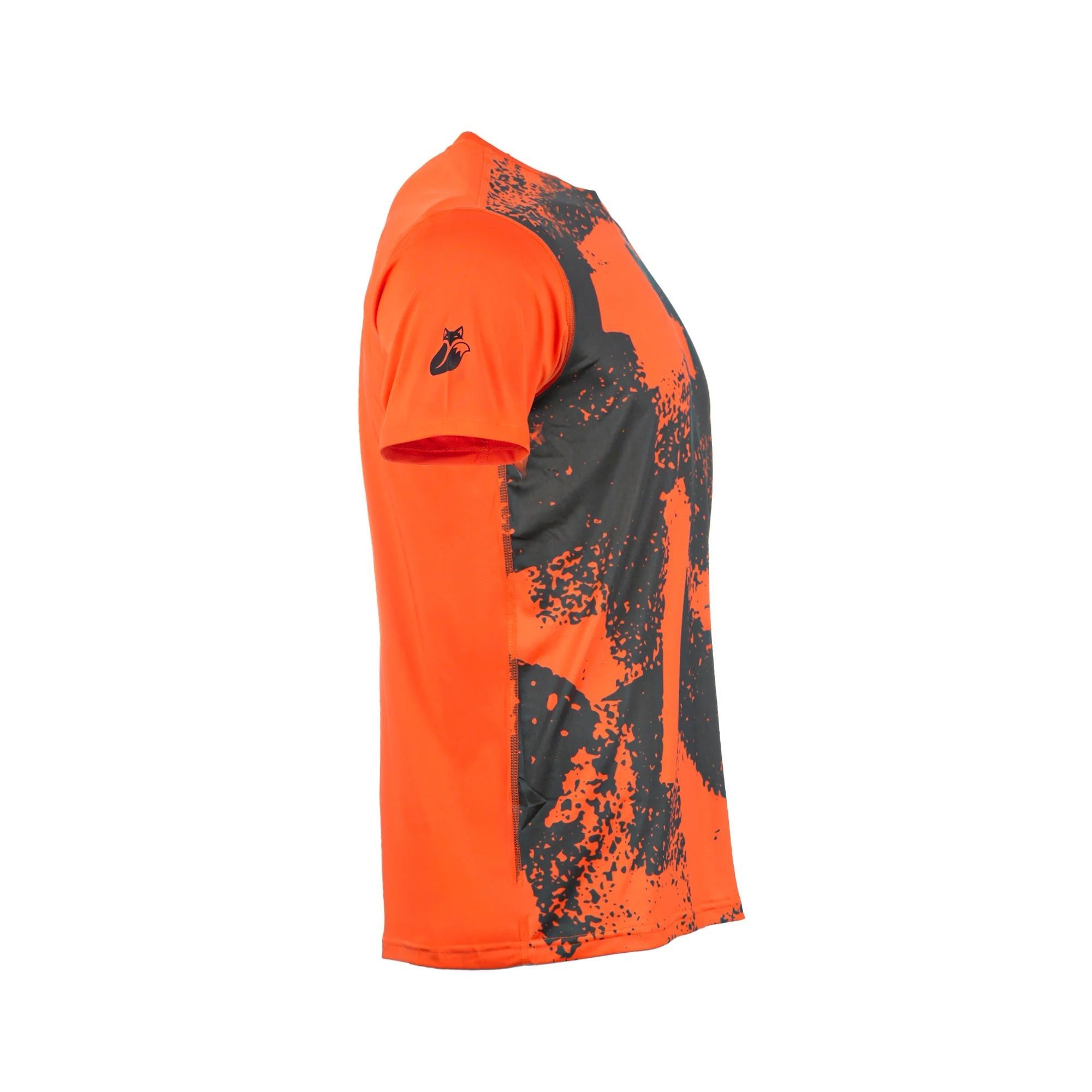 POLERA TILKI PRINT POLY TEMEL NARANJA TENIS PADEL - 2