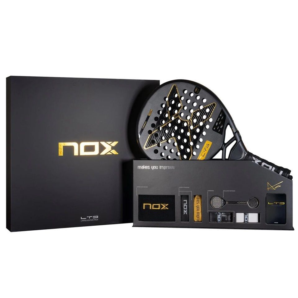 PACK PALA DE PADEL NOX AT10 GENIUS LIMITED EDITION 2025 - 2