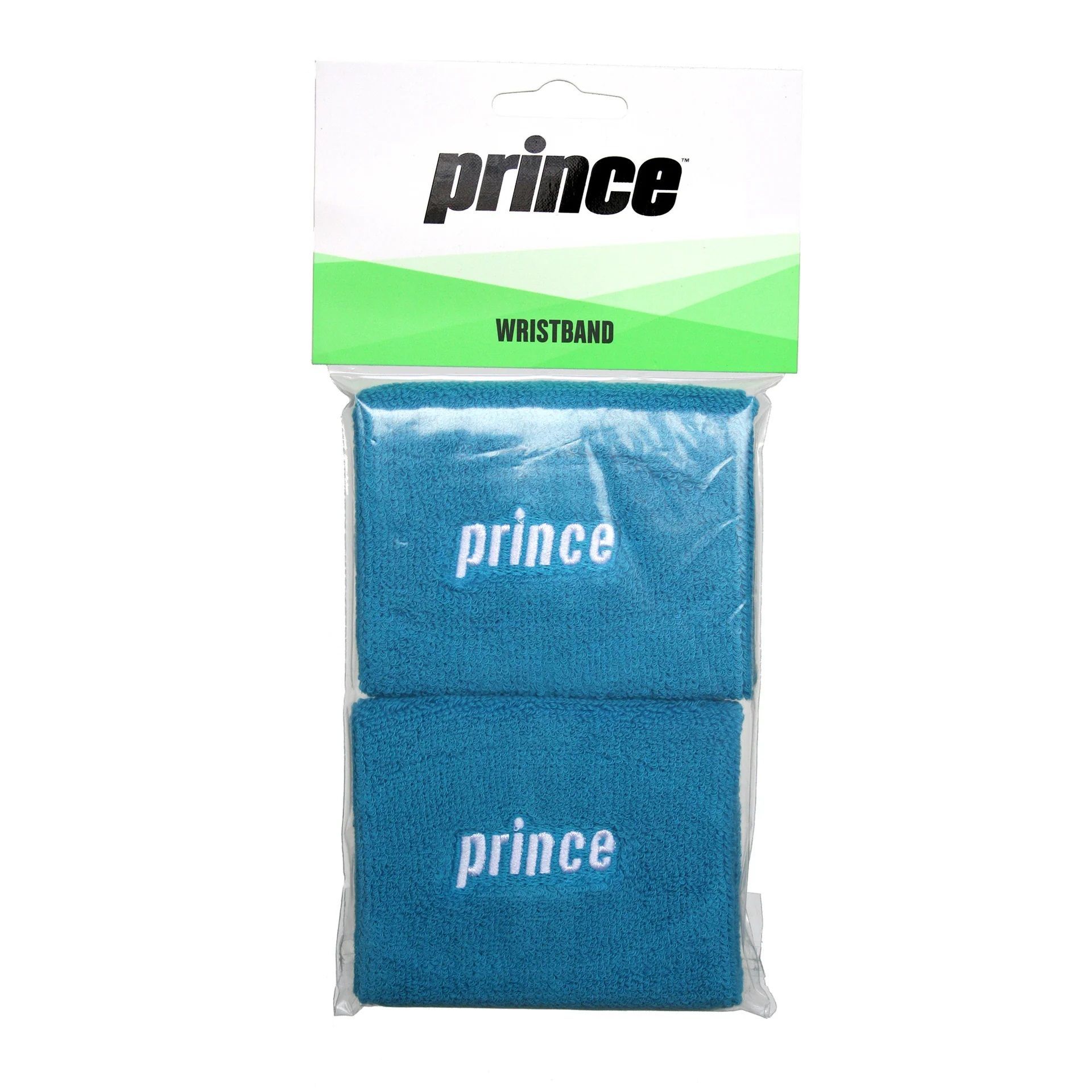 MUÑEQUERA PRINCE LOGO GRIS BLANCA X2 TENIS PADEL - 2