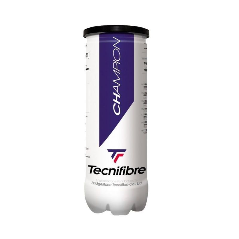 CAJA DE PELOTAS DE TENIS TECNIFIBRE CHAMPION X3 - 24 TARROS - 2