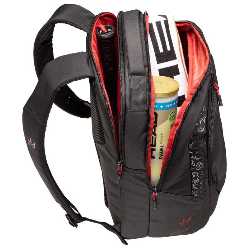 MOCHILA HEAD PADEL COELLO PRO X BACKPACK 30L NEGRA - 3