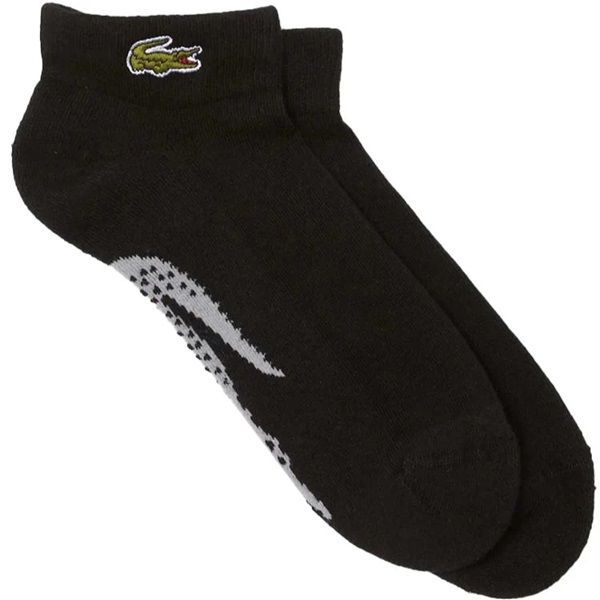 CALCETIN LACOSTE SPORT CORTO NEGRO - 1
