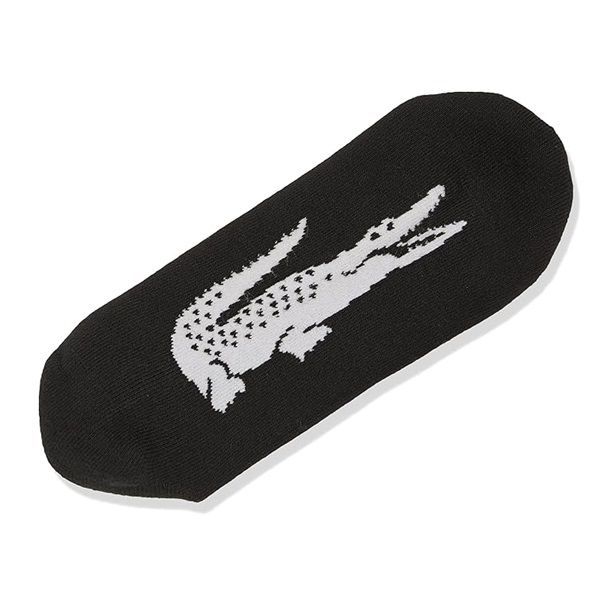 CALCETIN LACOSTE SPORT CORTO NEGRO - 3
