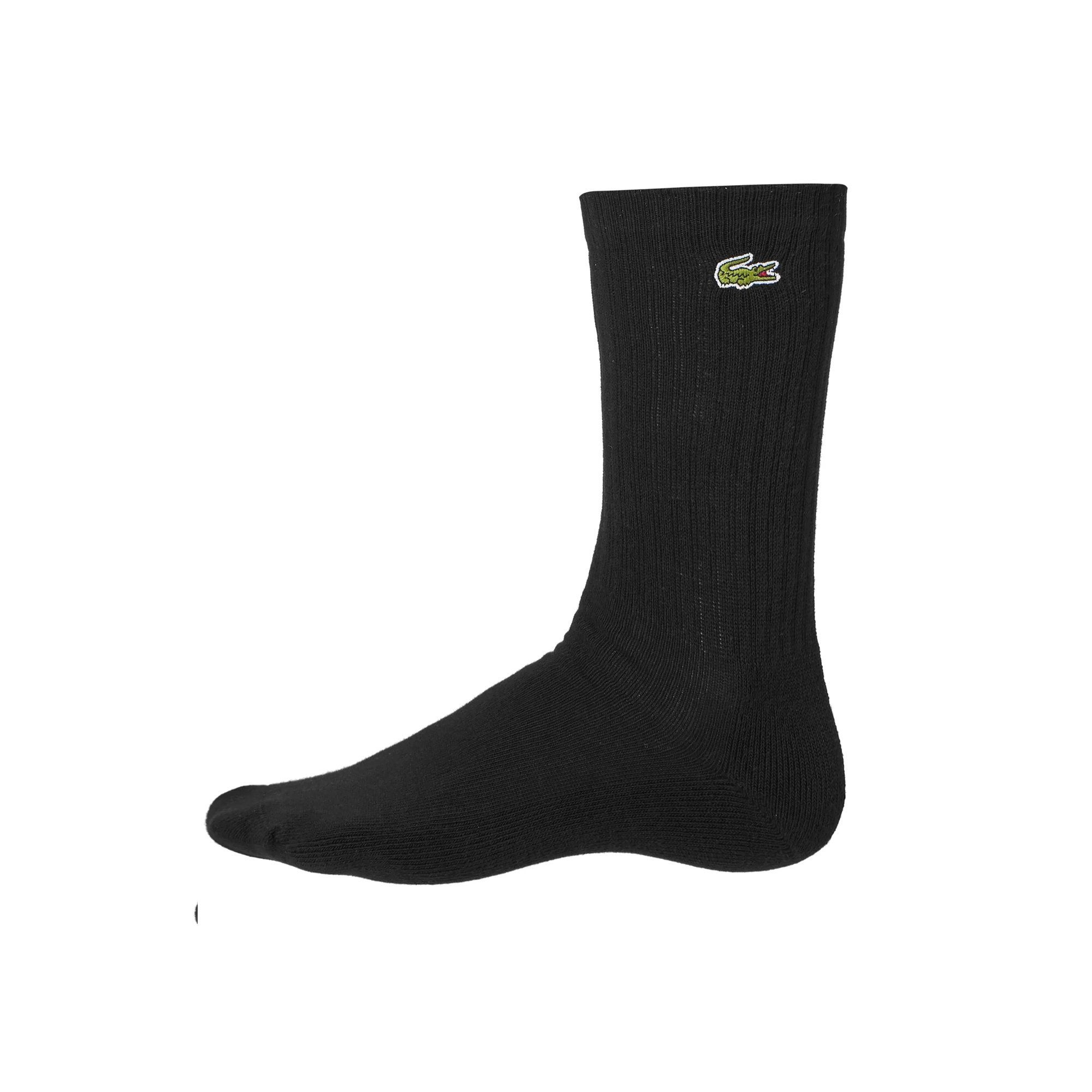 CALCETIN LACOSTE SPORT NEGRO X3 TENIS PADEL - 5