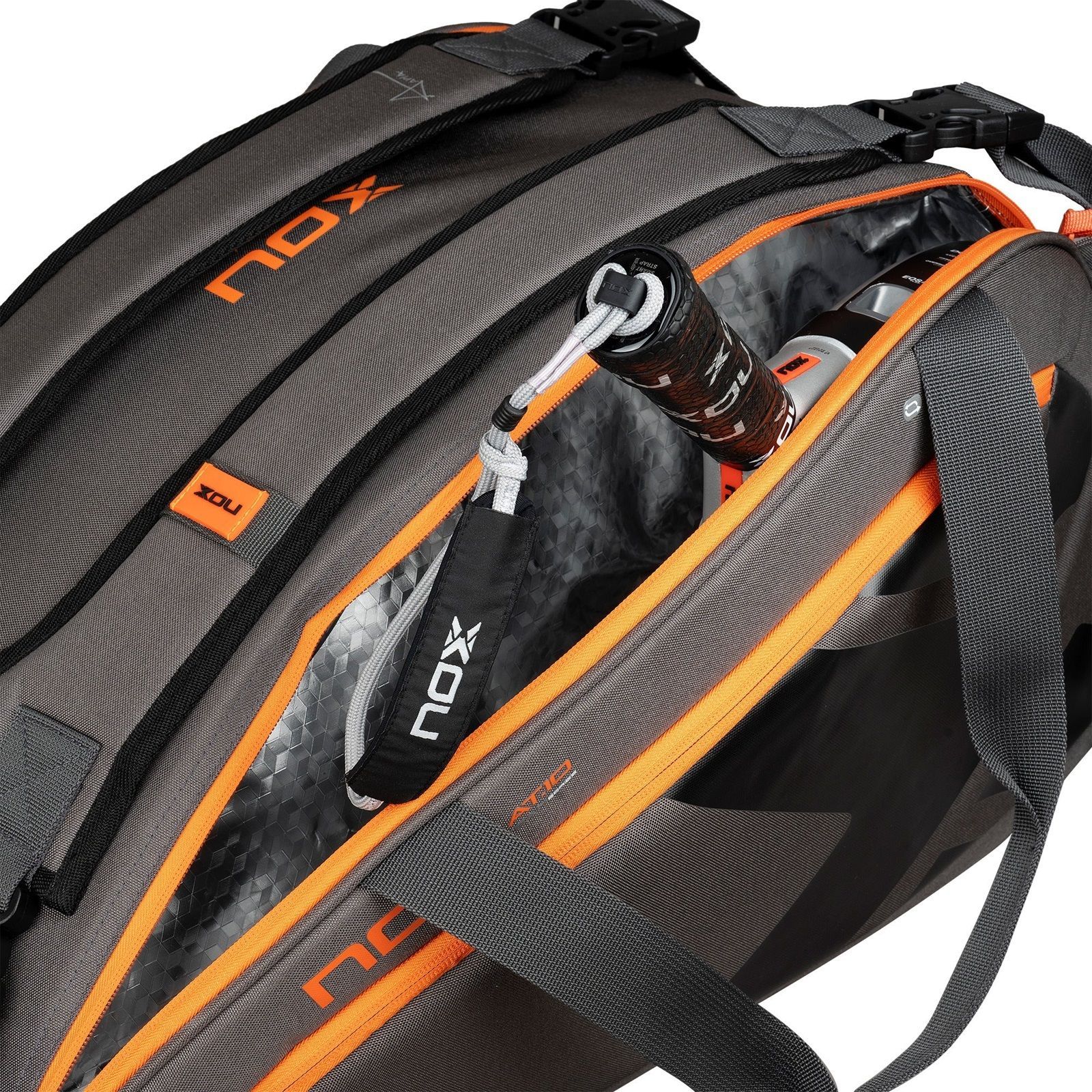 BOLSO PALETERO NOX AT10 TEAM GRIS/ORANGE - 4