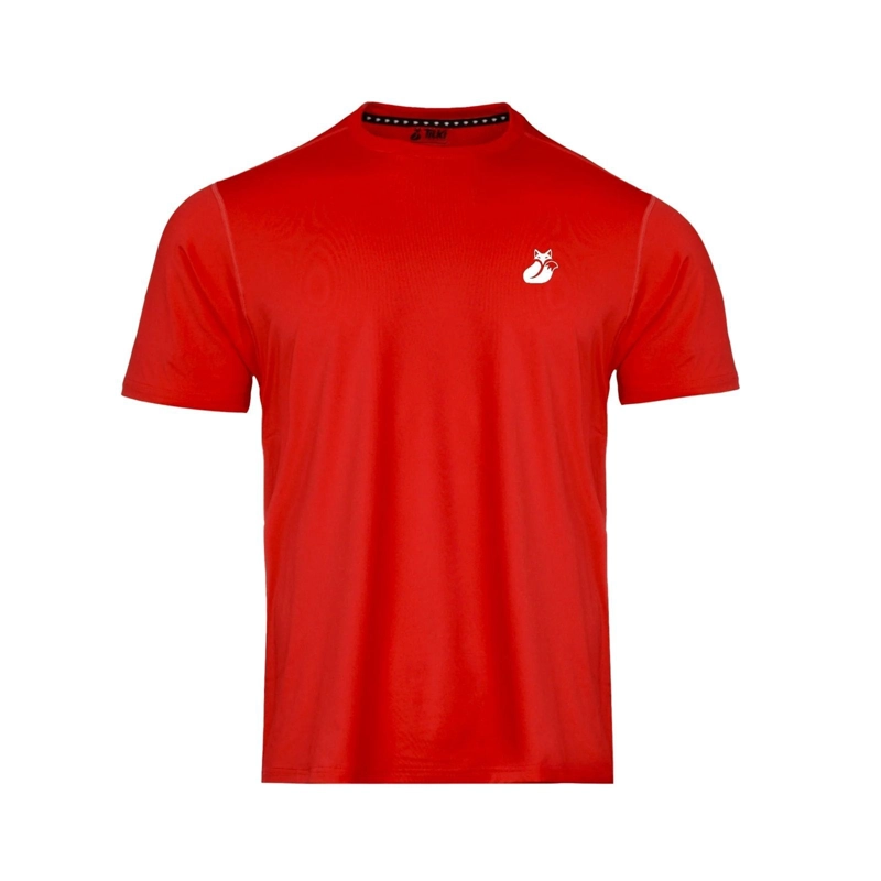 POLERA TILKI POLY PRO LEHINDE EN COLOR ROJO TENIS PADEL - 1