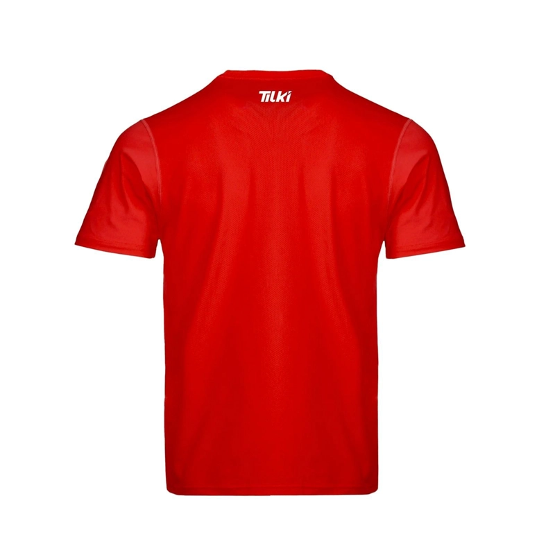 POLERA TILKI POLY PRO LEHINDE EN COLOR ROJO TENIS PADEL - 2