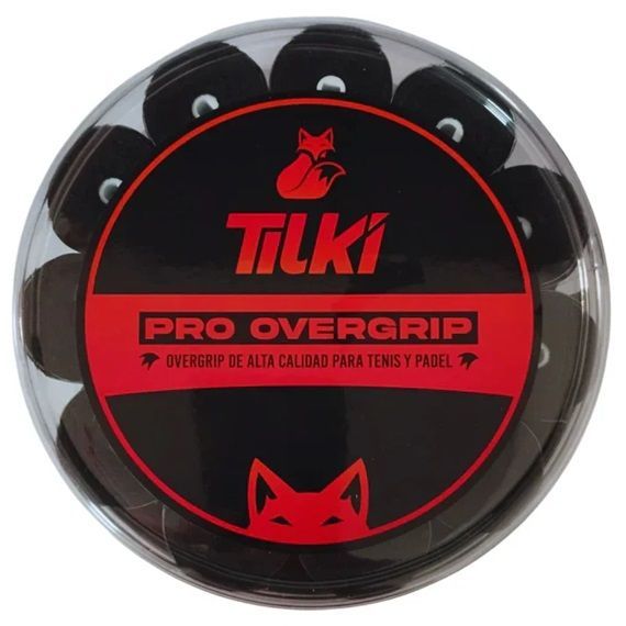 OVERGRIP TILKI PRO EN COLOR NEGRO X30 TENIS PADEL - 1