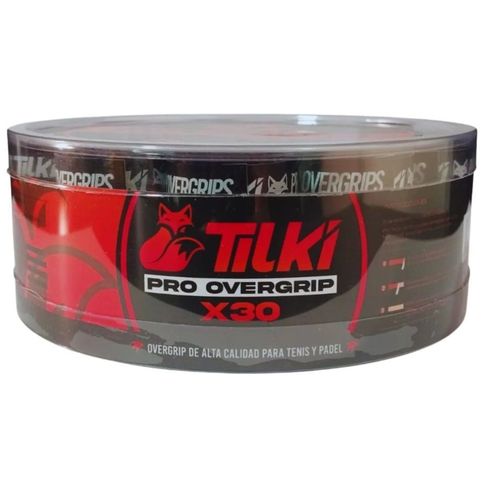 OVERGRIP TILKI PRO EN COLOR NEGRO X30 TENIS PADEL - 2