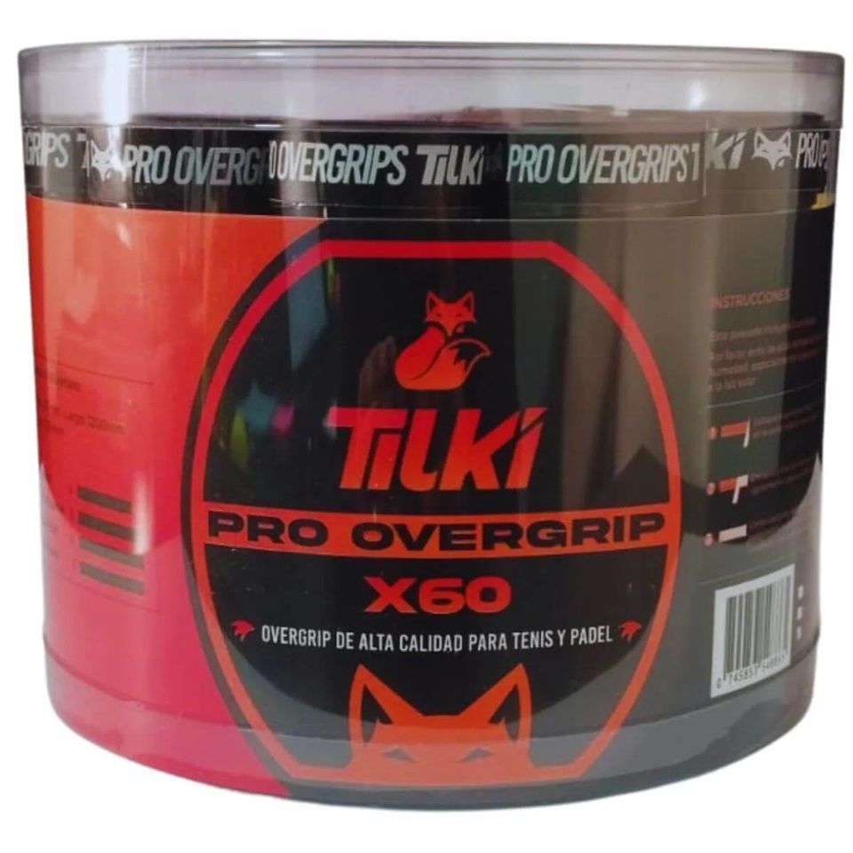 OVERGRIP TILKI PRO EN COLOR NEGRO X60 TENIS PADEL - 2