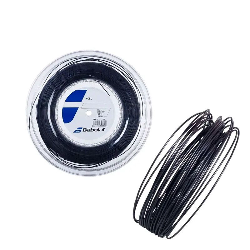 ROLLO DE CUERDA BABOLAT XCEL EN COLOR NEGRO 1.25 - 200M - 2