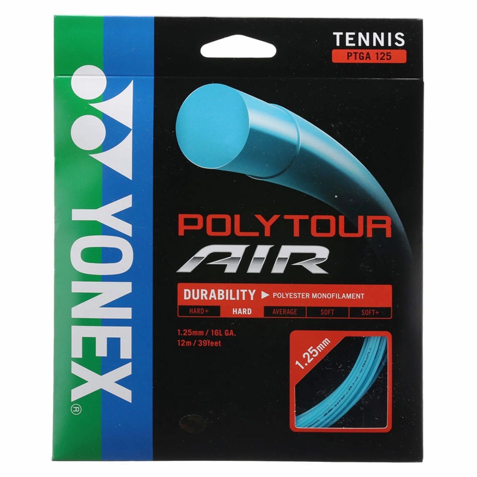 CUERDA YONEX POLY TOUR AIR CELESTE 1.25 - 12M - 1