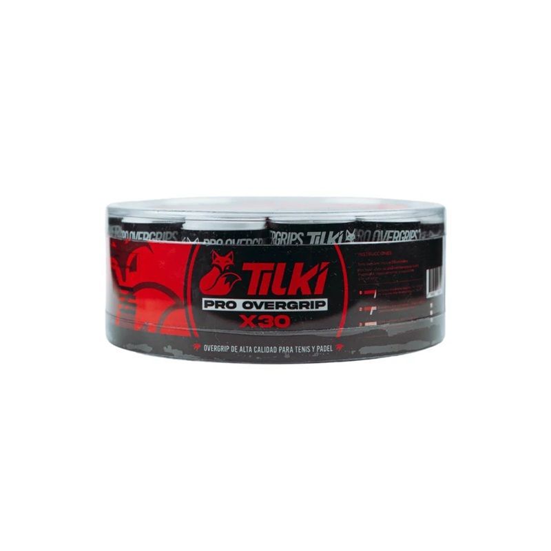 OVERGRIP TILKI PRO PERFORATED EN COLOR BLANCO X30 TENIS PADEL - 2