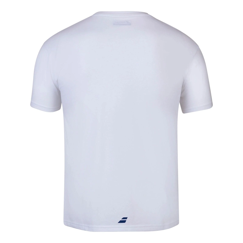 POLERA BABOLAT EXERCISE VINTAGE EN COLOR BLANCO - 2