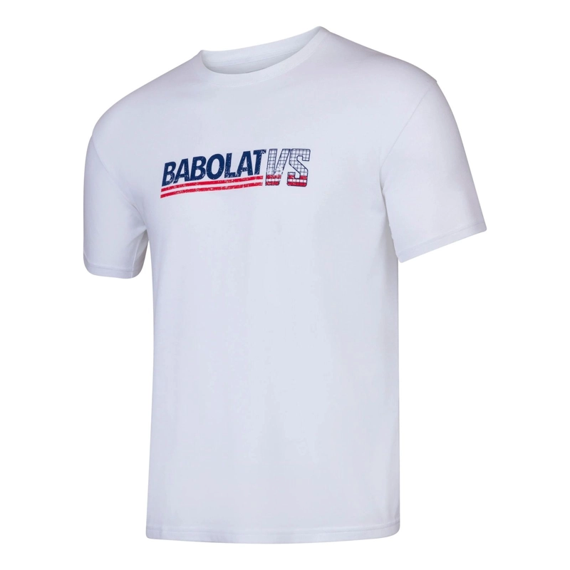 POLERA BABOLAT EXERCISE VINTAGE EN COLOR BLANCO - 3