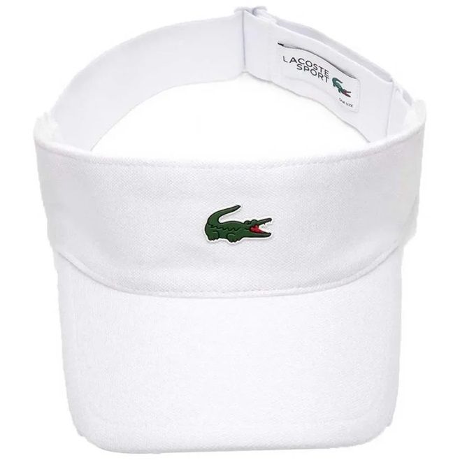 VISERA LACOSTE SPORT EN COLOR BLANCO TENIS PADEL - 2