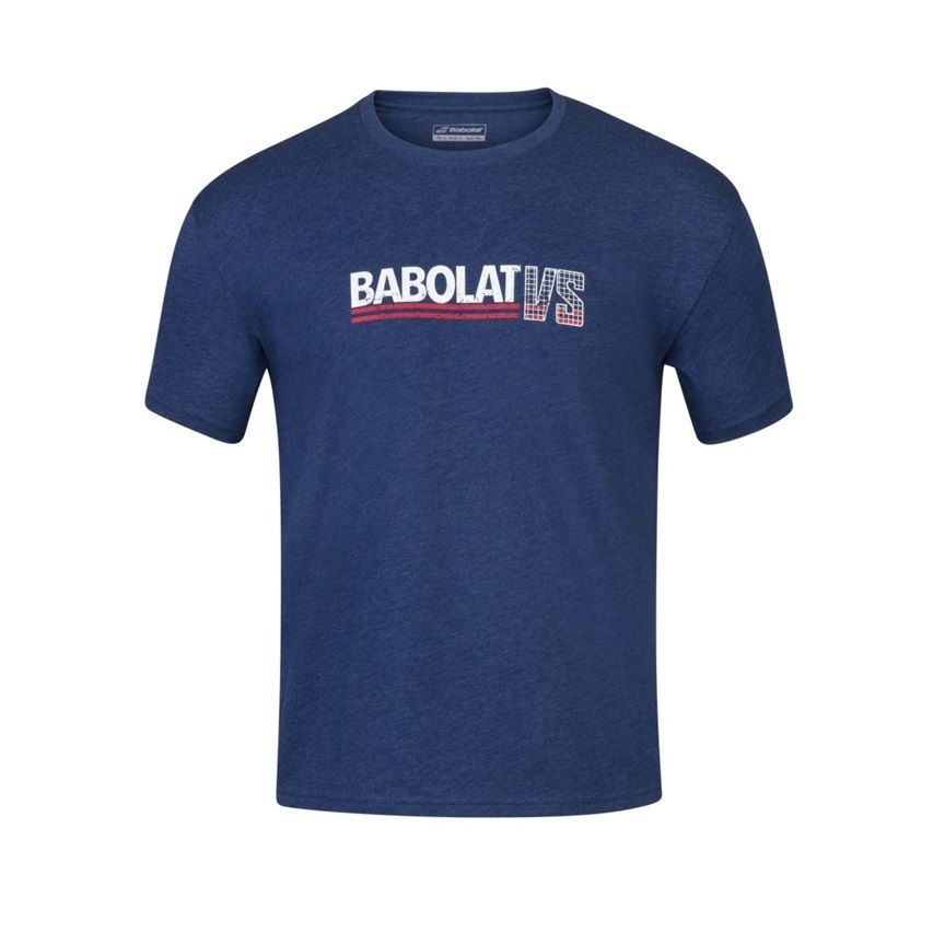 POLERA BABOLAT EXERCISE VINTAGE AZUL TENIS PADEL - 1