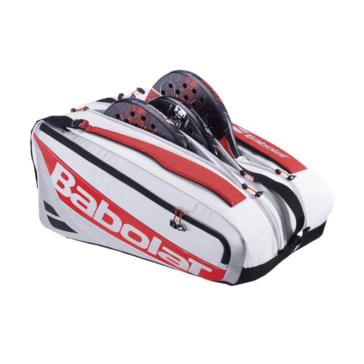 BOLSO BABOLAT PADEL RH PRO JUAN LEBRON EN COLOR BLANCO - 2