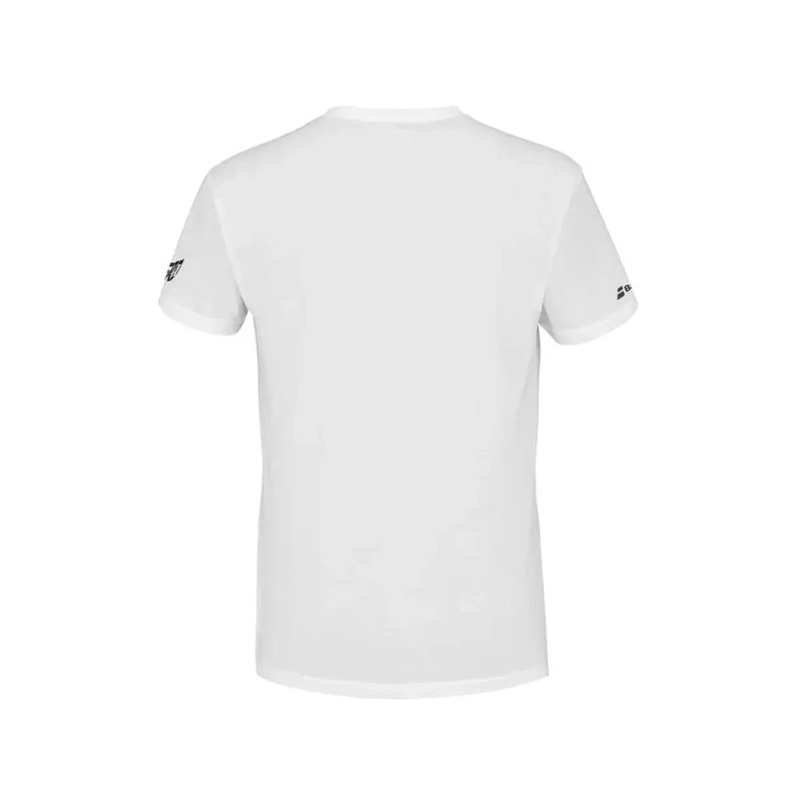 POLERA BABOLAT AERO COTTON TEE EN COLOR BLANCO TENIS PADEL - 2