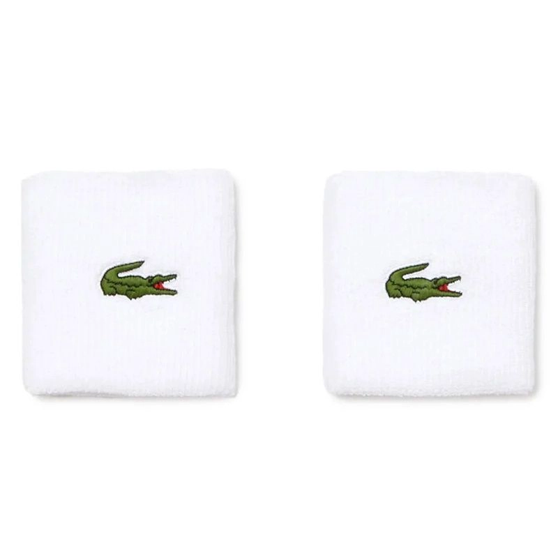 MUÑEQUERA LACOSTE SPORT EN COLOR BLANCO X2 TENIS PADEL - 2