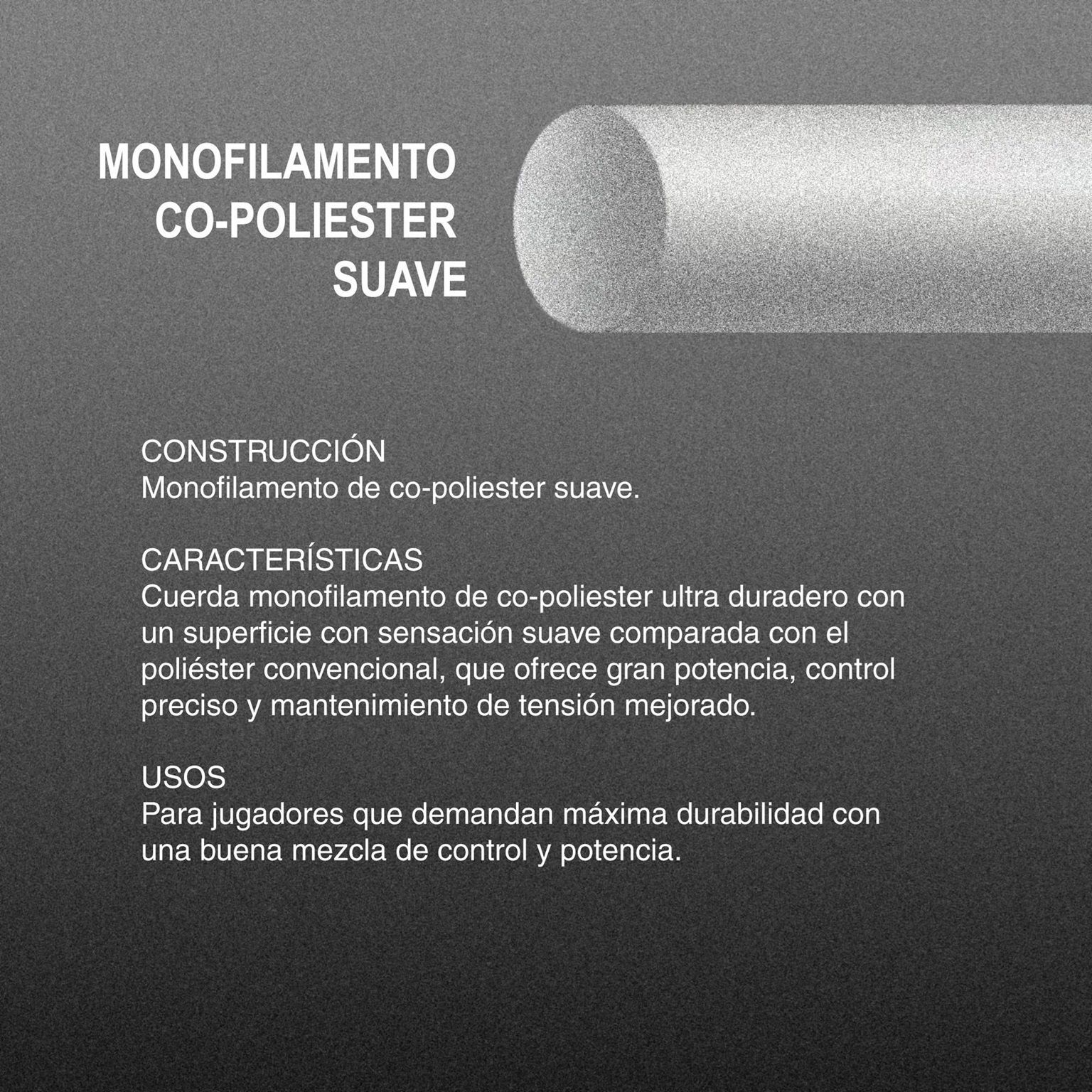 CUERDA ZONS POLYMO TOUR ORO 1.23 - 12M - 2