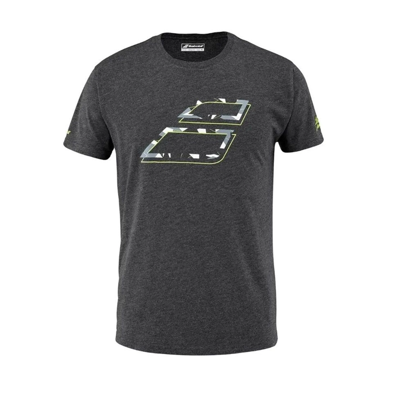 POLERA BABOLAT AERO COTTON TEE EN COLOR NEGRO TENIS PADEL - 1