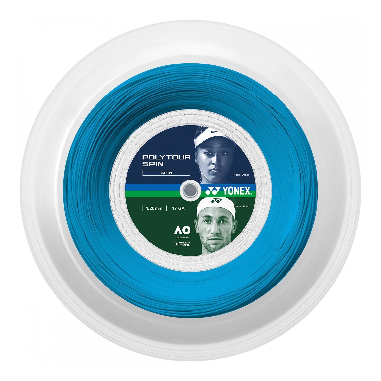 ROLLO DE CUERDA YONEX POLY TOUR SPIN 1.20 - 200M - 1