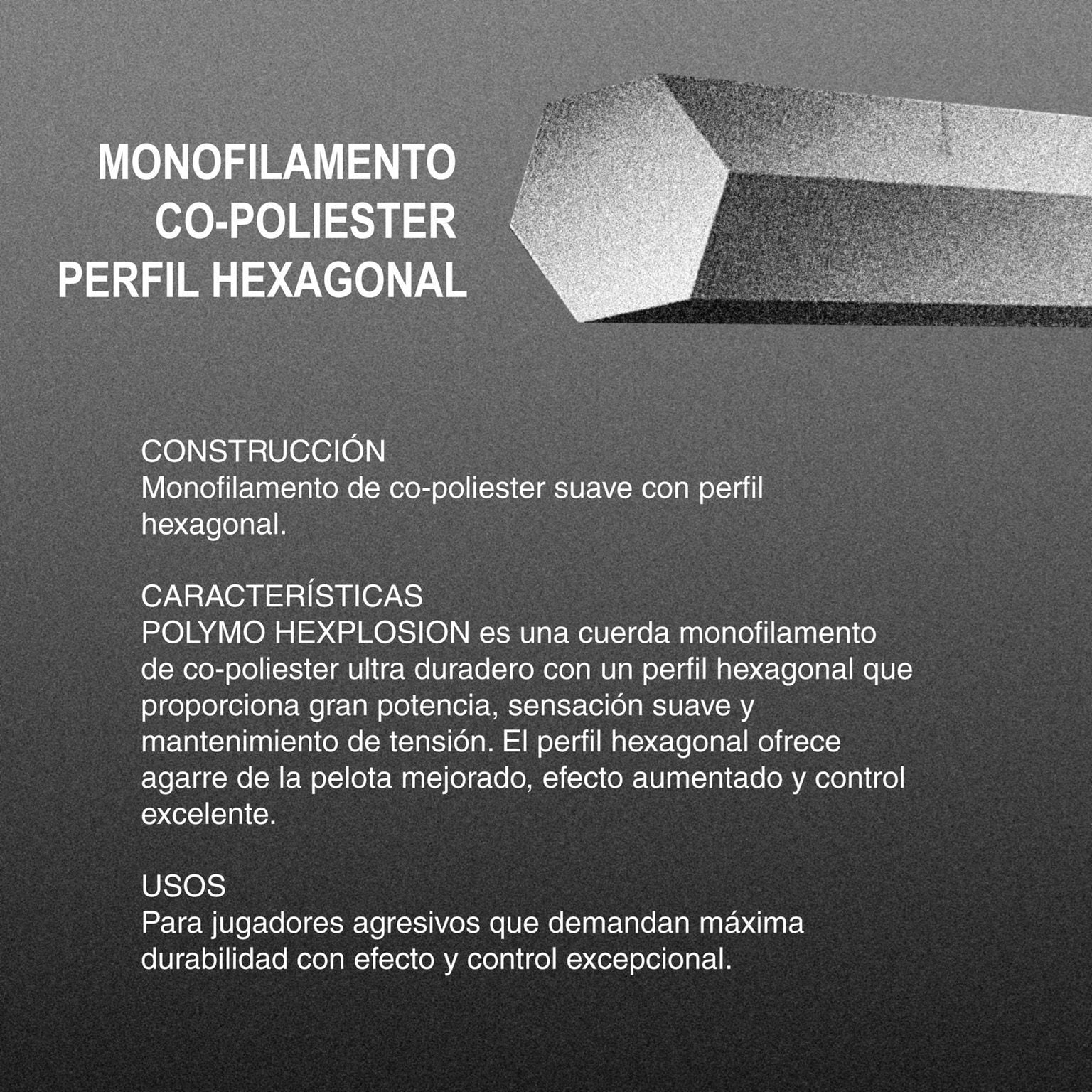 CUERDA ZONS POLYMO HEXPLOSION AMBAR 1.23 - 12M - 2