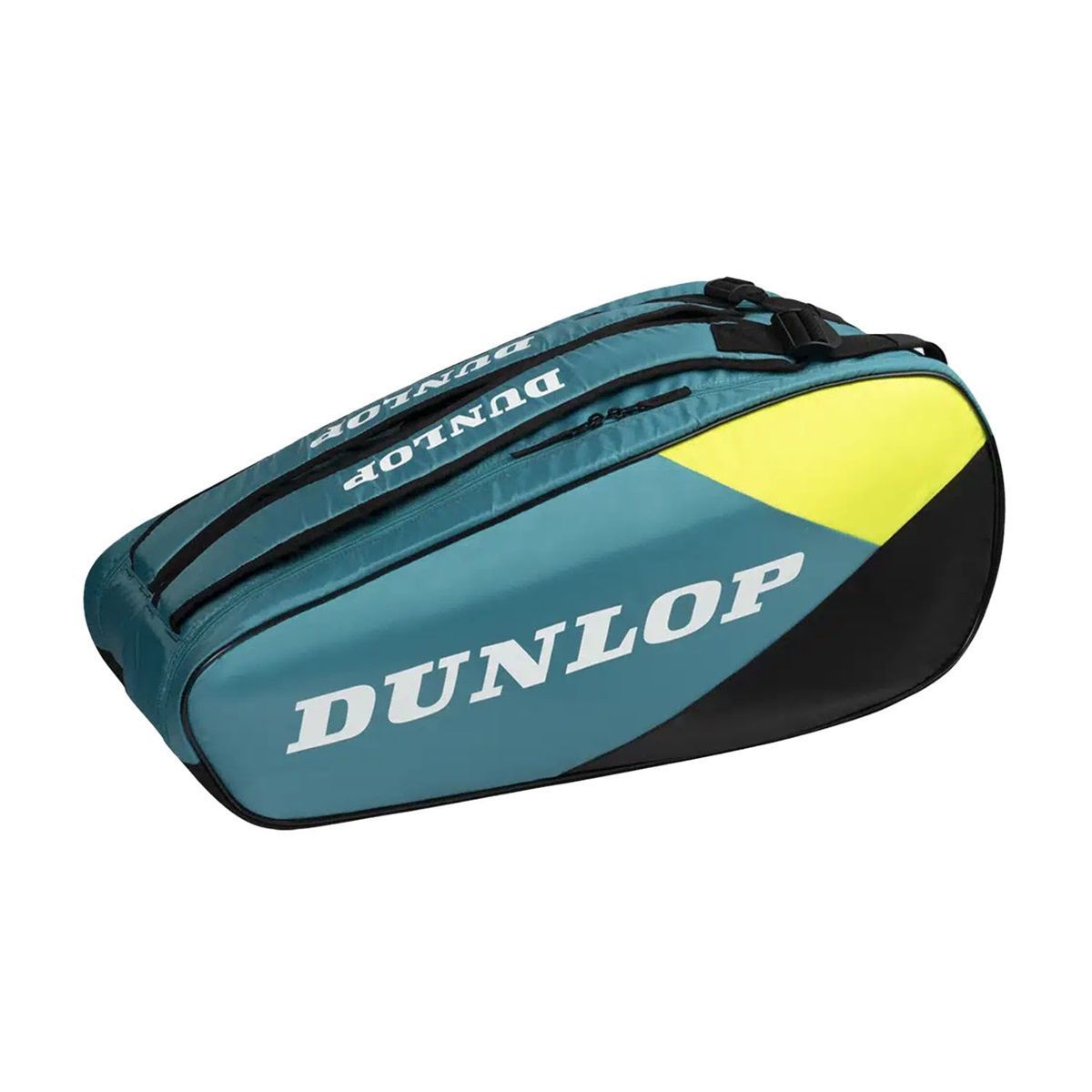 BOLSO DUNLOP SX CLUB NEGRO/VERDE X6 - 1