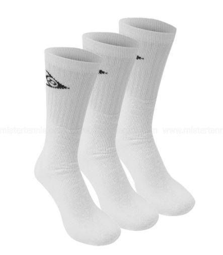 CALCETIN DUNLOP CREW BLANCO X3 TENIS PADEL - 2