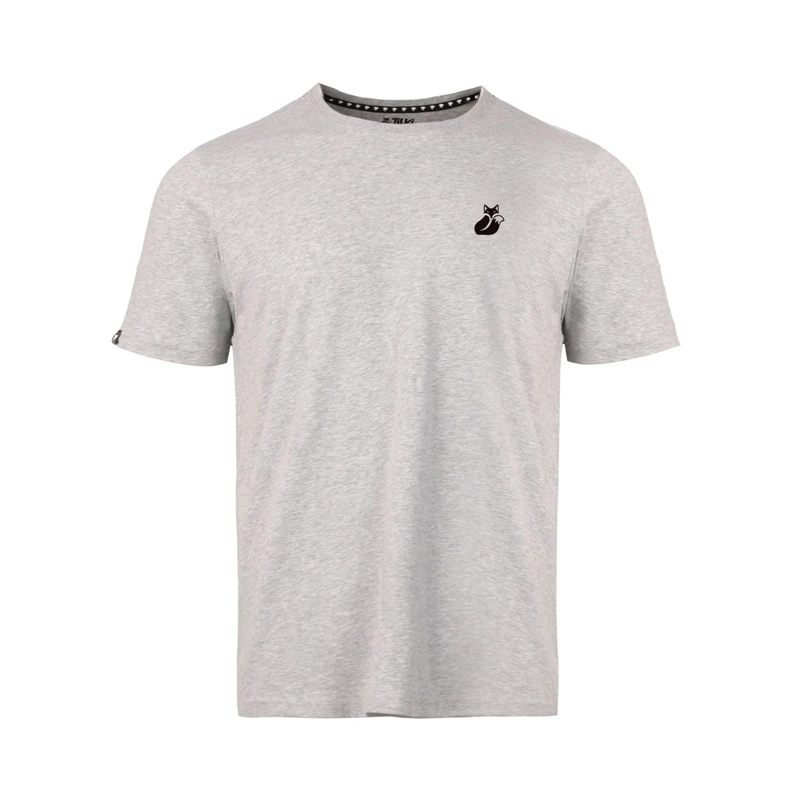 POLERA TILKI COTTON FOX GRIS TENIS PADEL - 1