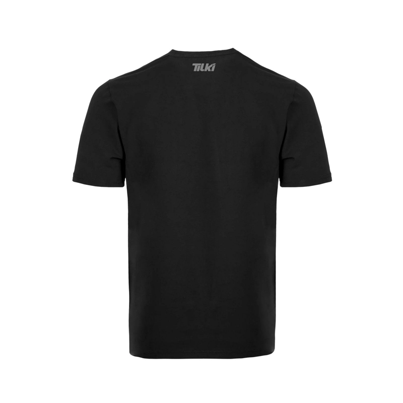 POLERA TILKI COTTON FOX NEGRA/GRIS TENIS PADEL - 2