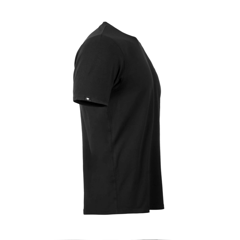 POLERA TILKI COTTON FOX NEGRA/GRIS TENIS PADEL - 3