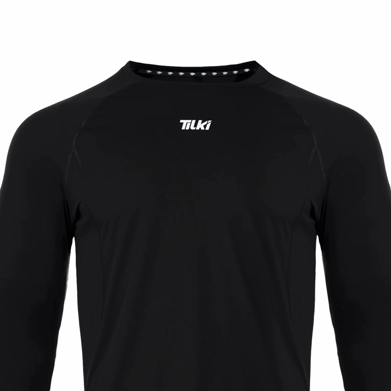 POLERA TILKI MANGA LARGA POLY LEHINDE NEGRA TENIS PADEL - 2