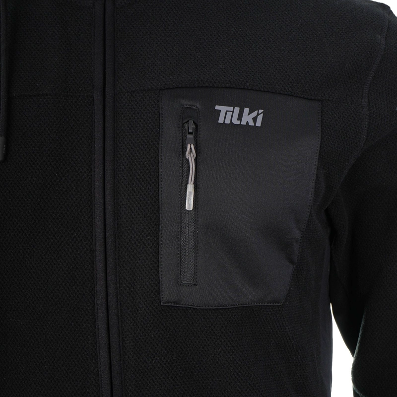 POLAR TILKI FULL ZIP HOOD PRO NEGRO TENIS PADEL - 5