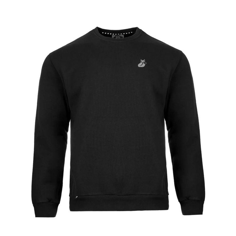 POLERON TILKI CREW NECK AGIR LEHINDE NEGRO/GRIS TENIS PADEL - 1