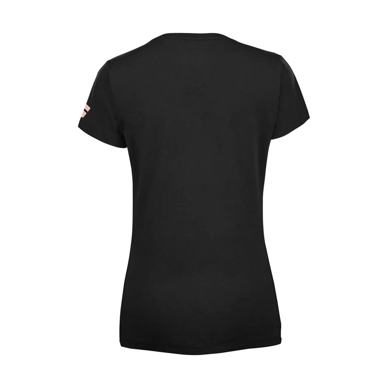 POLERA BABOLAT EXERCISE TEE WOMEN NEGRA TENIS PADEL - 2