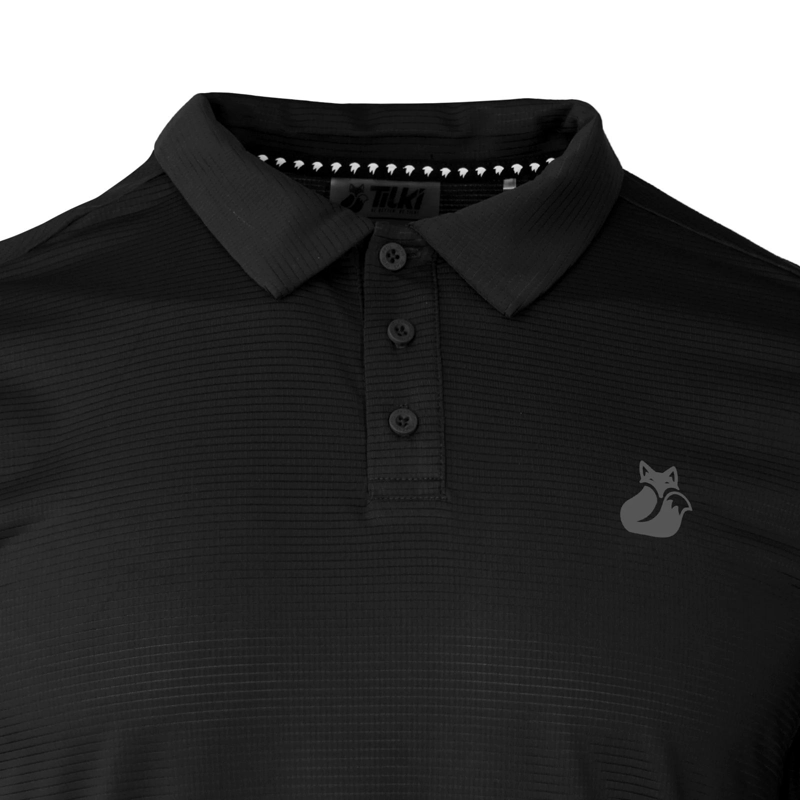 POLERA TILKI POLO PRO LEHINDE NEGRA/GRIS TENIS PADEL - 3