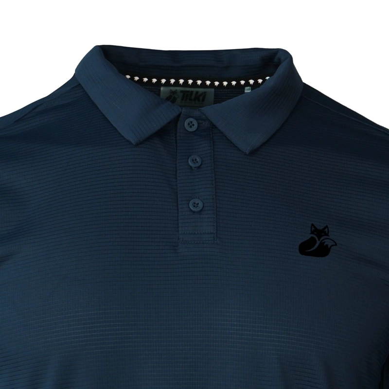 POLERA TILKI POLO PRO LEHINDE AZUL PETROLEO TENIS PADEL - 4