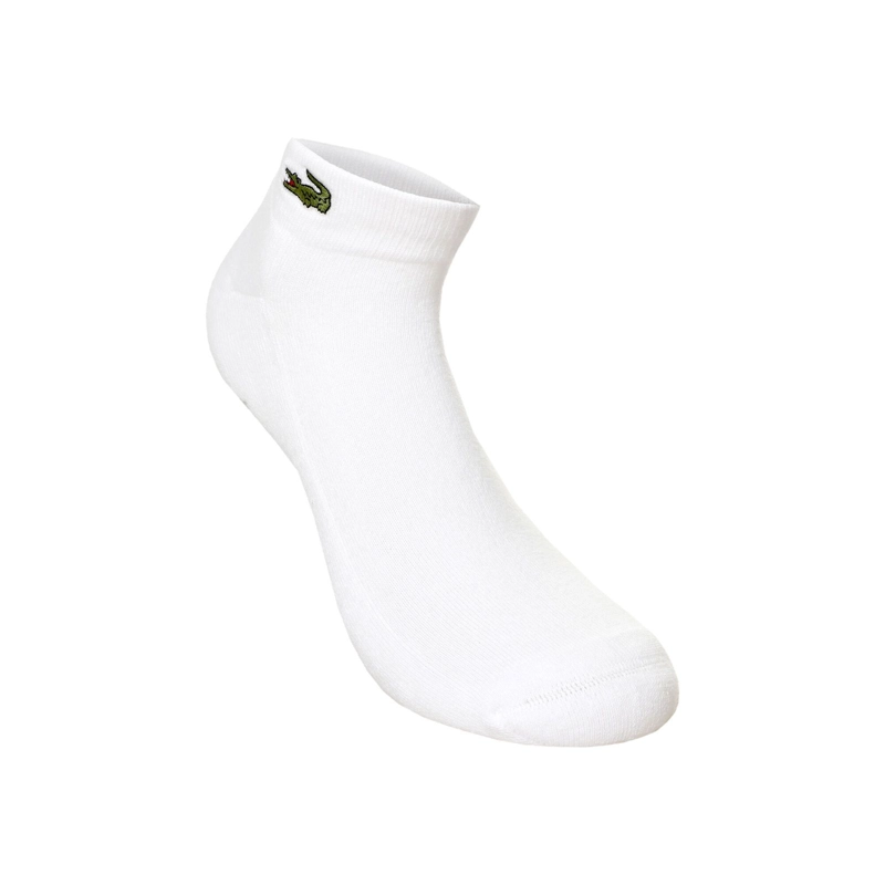 CALCETIN LACOSTE SPORT CORTO BLANCO X2 TENIS PADEL - 2