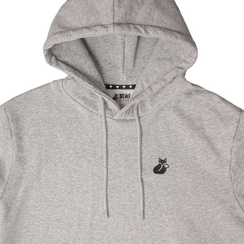 POLERON TILKI HOODIE AGIR FOX LEHINDE GRIS TENIS PADEL - 3