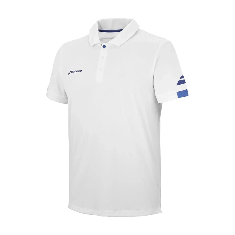 POLERA BABOLAT PLAY POLO BLANCA TENIS PADEL - 2