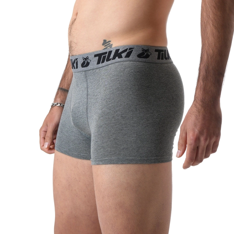 BOXER TILKI TEMEL GRIS TENIS PADEL - 1