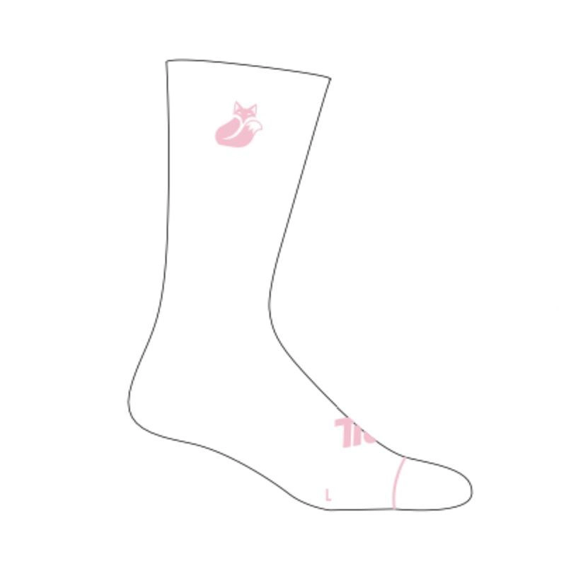 CALCETIN TILKI COMFORT BLANCO/ROSA PACK X3 TENIS PADEL 39-42