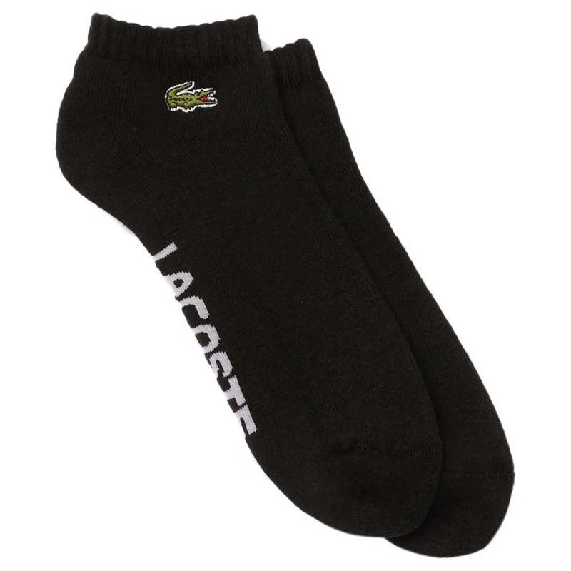 CALCETIN LACOSTE SPORT CORTO NEGRO X2 TENIS PADEL - 1