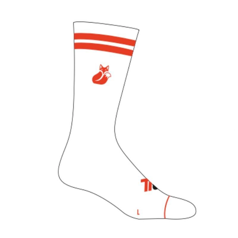 CALCETIN TILKI COMFORT LINE BLANCO/NARANJO PACK X3 TENIS PADEL - 1