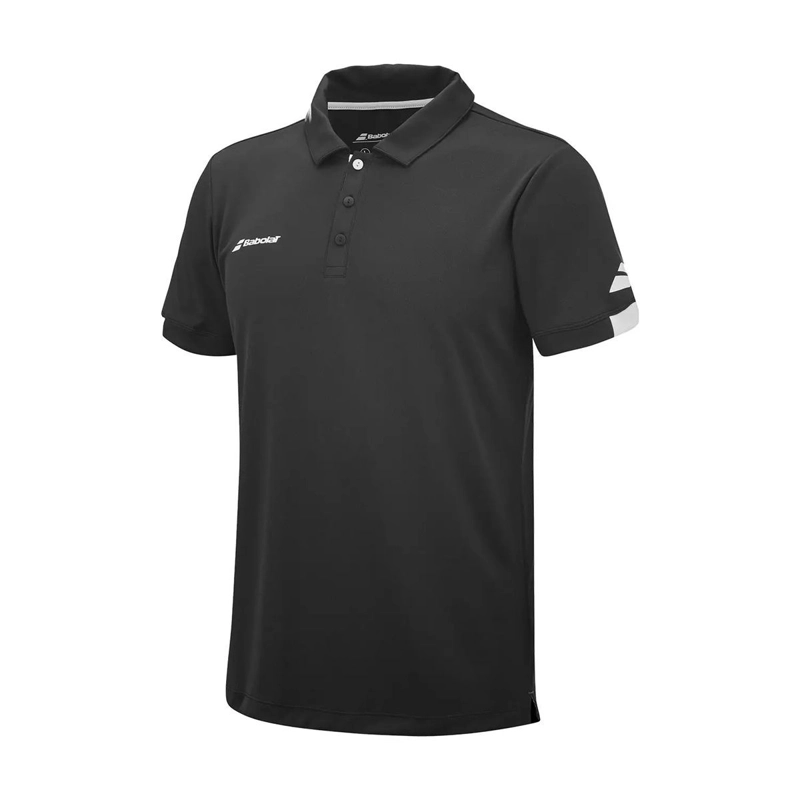 POLERA BABOLAT PLAY POLO NEGRA TENIS PADEL - 3