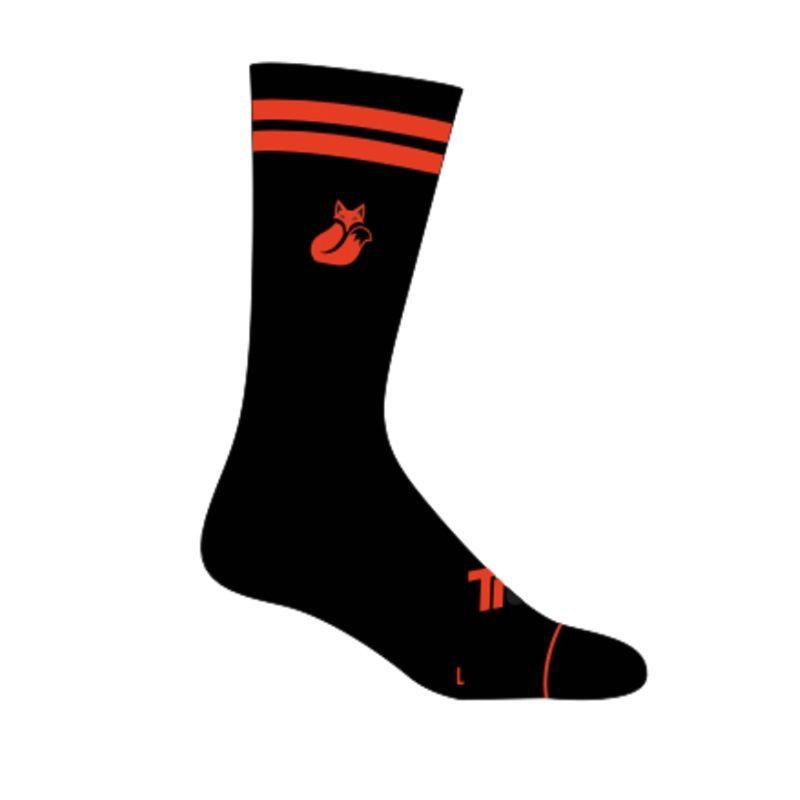 CALCETIN TILKI COMFORT LINE NEGRO/NARANJO PACK X3 TENIS PADEL - 1